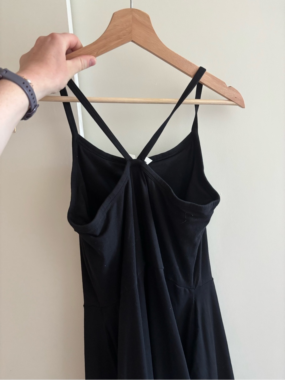 Pact Black Organic Fit & Flare Midi Dress - Picture 6 of 6